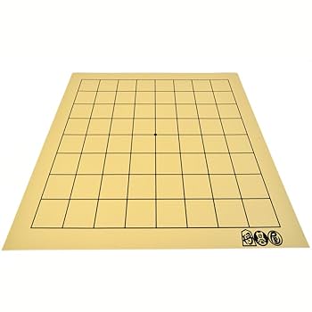 Amazon | 囲碁セット 将碁屋マット9路19路盤2枚組囲碁盤セット